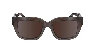 Calvin Klein Damskie okulary przeciwsłoneczne CK23540S, szarobrązowe, jeden rozmiar, brązowy (taupe), Rozmiar uniwersalny - Okulary przeciwsłoneczne - miniaturka - grafika 1