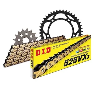 Zestaw łańcuchów DID stal 525VX3 / 116 bez końca do Suzuki GSX-R 600 ccm rok prod. 2008-2010 - Części motocyklowe - miniaturka - grafika 1