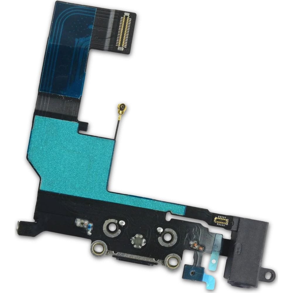 Złącze gniazdo ładowania dock iPhone SE ORG czarne