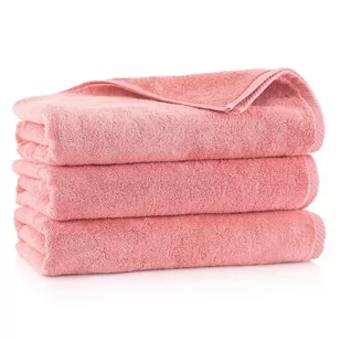 Zwoltex Ręcznik bawełniany różowy 9242AU 9242AU SAM 50x100 - Ręczniki - miniaturka - grafika 1