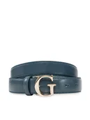 Paski - Guess Pasek Damski BW9118 P4230 Niebieski - miniaturka - grafika 1