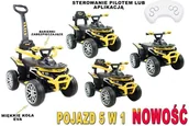 Pojazdy elektryczne dla dzieci - Import SUPER-TOYS QUAD NA AKUMULATOR, JEŹDZIK, ODPYCHACZ, PCHACZ, POJAZD PILOT/APLIKACJA /915 - miniaturka - grafika 1
