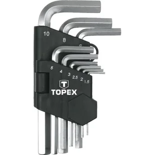 Topex Klucze imbusowe 1.5-10mm zestaw 9 szt 35D955 - Zestawy narzędziowe - miniaturka - grafika 1