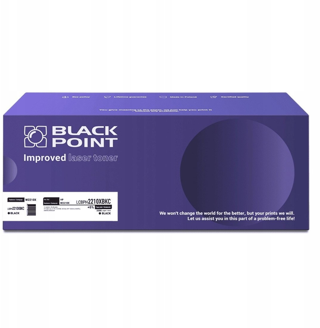 [LCBPH2211XCC] Toner Black Point Color HP W2211X chip NEW