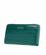 Portfele - Portfel Damski Duży Na Karty Skóra Ekologiczna Puccini Zielony Blp830C 5 - miniaturka - grafika 1