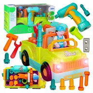 Samochody i pojazdy dla dzieci - Zabawka Edukacyjna Auto Do Skręcania I Rozkręcania - miniaturka - grafika 1