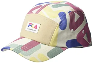 FILA Unisex dziecięca czapka baseballowa Takeo Dragster Antique White Letter AOP, rozmiar uniwersalny, Antyque White Letter AOP, jeden rozmiar - Czapki damskie - miniaturka - grafika 1