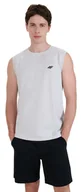 Koszulki męskie - Męska koszulka SLEM125 JASNY SZARY MELANŻ 27M XL - miniaturka - grafika 1