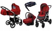 Wózki dziecięce - BabyLux Qbaro 4w1 + baza Isofix 5903890854058 - miniaturka - grafika 1