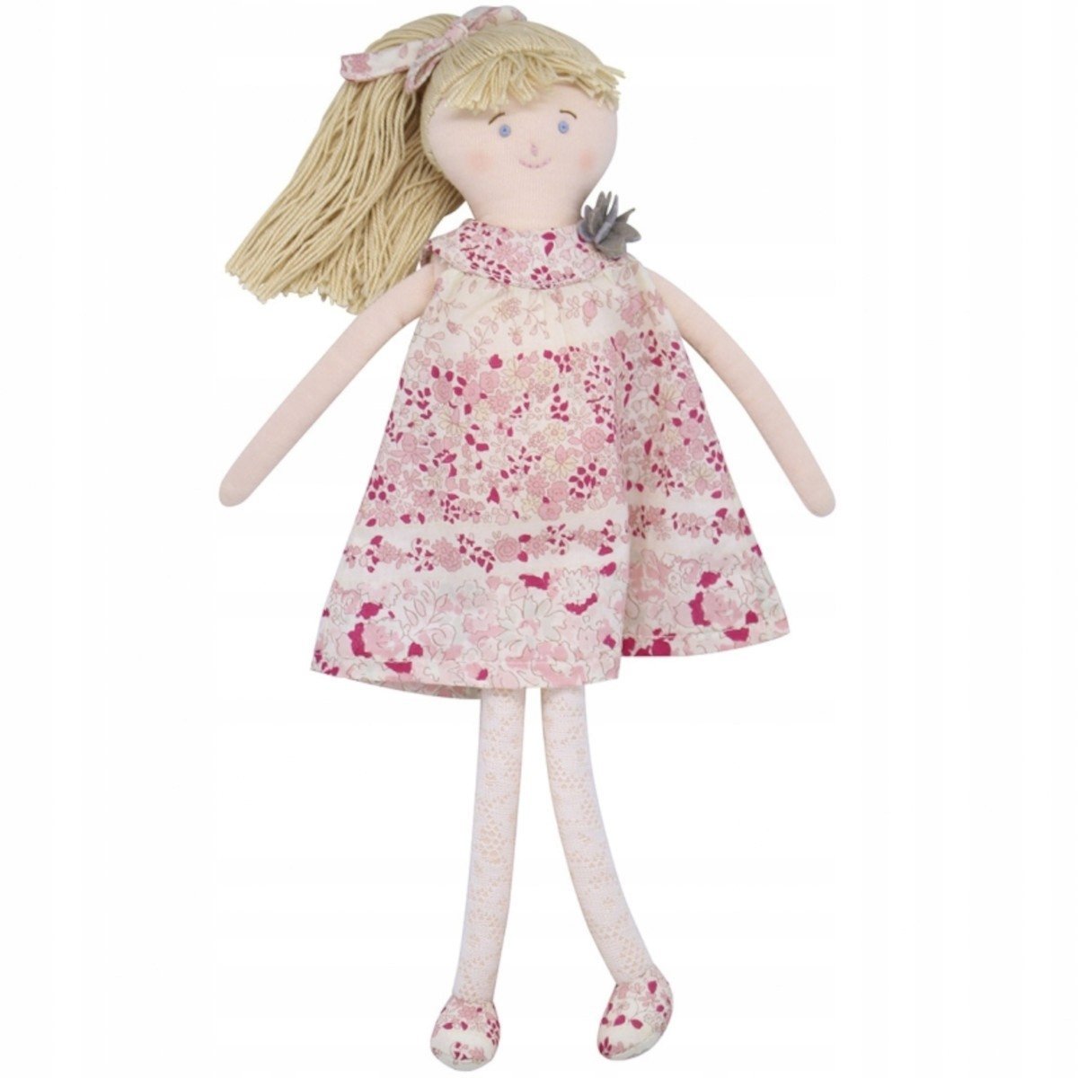 Trousselier Lalka lniana Pink Flower dla niemowląt