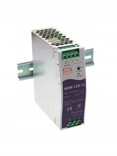 PULSAR WDR 24V/120W/5A zasilacz na szynę DIN (PL_WDR-120-24) - Przetwornice samochodowe - miniaturka - grafika 1