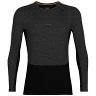 Koszulki sportowe męskie - Męska koszulka Icebreaker ZoneKnit™ 200 LS Crewe Rozmiar: M / Kolor: szary - miniaturka - grafika 1