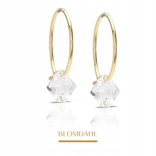 BLOMDAHL KOLCZYKI HIPOALERGICZNE Bicone Crystal 6 mm - Kolczyki - miniaturka - grafika 1