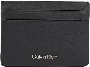 Calvin Klein Męskie portfele Concise CARDHOLDER 6CC Ck, czarny, OS, Ck czarny, Rozmiar Uniwersalny - Portfele - miniaturka - grafika 1