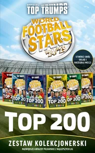 Top Trumps World Football Stars Zestaw kolekcjo... - gra planszowa - Gry karciane - miniaturka - grafika 1