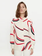 Koszule damskie - Tommy Hilfiger Koszula WW0WW41838 Beżowy Relaxed Fit - miniaturka - grafika 1