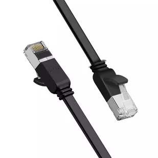 UGREEN Płaski kabel sieciowy z metalowymi wtyczkami, Ethernet RJ45, Cat.6, UTP, 1m (czarny) - Kable USB - miniaturka - grafika 3