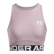 Koszulki sportowe damskie - Top treningowy damski Under Armour Heat Gear Rib Tank - miniaturka - grafika 1