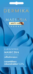 Dermika Maestria, luksusowa maseczka odbudowująca, ceramidowy rekonstruktor 1,5%, 7g - Maseczki do twarzy - miniaturka - grafika 1