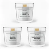 Świece - Zestaw trzech świec sojowych zapachowych 3x200ml - miniaturka - grafika 1