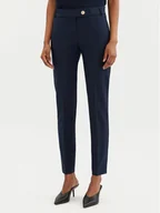 Spodnie damskie - Rinascimento Spodnie materiałowe CFC0122741003 Granatowy Regular Fit - miniaturka - grafika 1