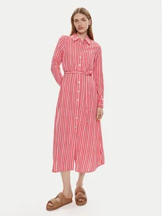 Vero Moda Sukienka koszulowa Ilisa 10306597 Różowy Regular Fit - Sukienki - miniaturka - grafika 1