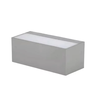 Kinkiet Zewnętrzny Oprawa Ścienna V-Tac 12W Led Góra Dół Szara Ip65 Vt-8057 3000K 1150Lm - Lampy ogrodowe - miniaturka - grafika 1