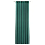 Firany - Firana z kółkami SOFIA 140 x 260 cm zielona - miniaturka - grafika 1