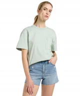 Koszulki i topy damskie - T-shirt Lee POCKET TEE 112363620 Soft Sage XS - miniaturka - grafika 1