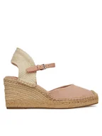 Espadryle damskie - LAUREN RALPH LAUREN Espadryle Robby 802961836005 Różowy - miniaturka - grafika 1