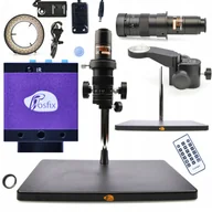 Mikroskopy i lupy - MIKROSKOP CYFROWY DO LUTOWANIA ROSFIX 4K 16MP ZESTAW XXL OŚWIETLACZ +KAMERA - miniaturka - grafika 1