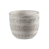 Donice - Osłonka terrakota GOSTA 14 x 14 x 12 cm beżowa - miniaturka - grafika 1