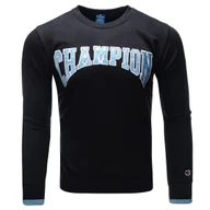 Bluzy męskie - Champion bluza męska czarna klasyczna 215748-S21-KK001 XL - miniaturka - grafika 1