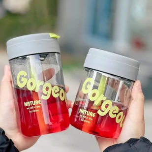 Przenośny plastikowy kubek (pojedyncze opakowanie)500ml - Kubki - miniaturka - grafika 1