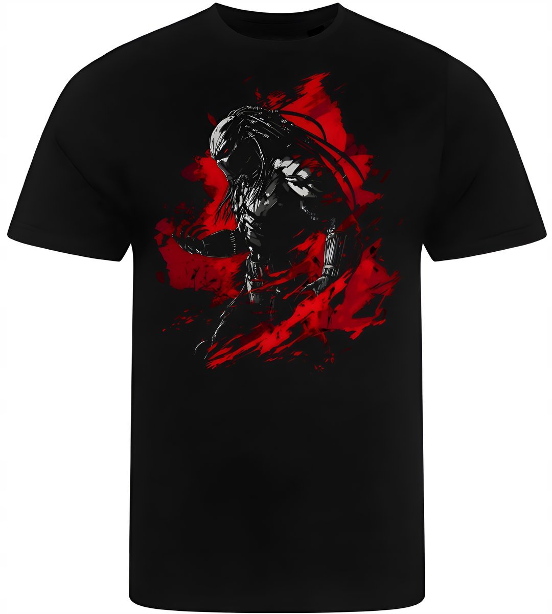 KOSZULKA MĘSKA NADRUK PREDATOR MODNA PREZENT PREMIUM S
