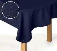 Obrusy i serwetki - Obrus plamoodporny 150x300 granatowy Polski Greno - miniaturka - grafika 1