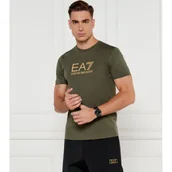 Koszulki męskie - EA7 T-shirt | Slim Fit - miniaturka - grafika 1