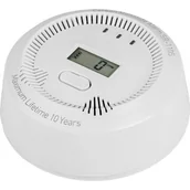 Czujniki czadu, dymu, gazu - Lanberg LANBERG Czujnik czadu wewnątrz +termometr SR-1105 SR-1105 - miniaturka - grafika 1