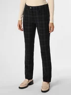 Spodnie damskie - Zerres Spodnie Kobiety Bawełna niebieski|zielony|wielokolorowy w kratkę, 18 - miniaturka - grafika 1