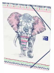 HAMELIN TECZKA Z GUMKA PAP A4 OXF BOHO CHIC - Teczki i skoroszyty - miniaturka - grafika 1