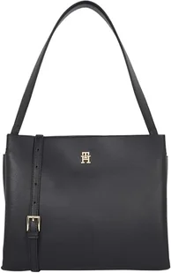 TOMMY HILFIGER Damski TH LEGACY MED SATCHEL AW0AW17173, CZARNY (czarny), OS, czarny (czarny), One Size - Torebki damskie - miniaturka - grafika 1