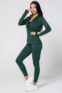 Bluzy damskie - Rough Radical, Bluza damska termoaktywna IMPULSE ZIP, Zielony, rozm.M - grafika 1