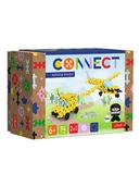 Klocki - Trefl Zabawka konstrukcyjna "CONNECT S - samolot/samochód" - 5+ - miniaturka - grafika 1