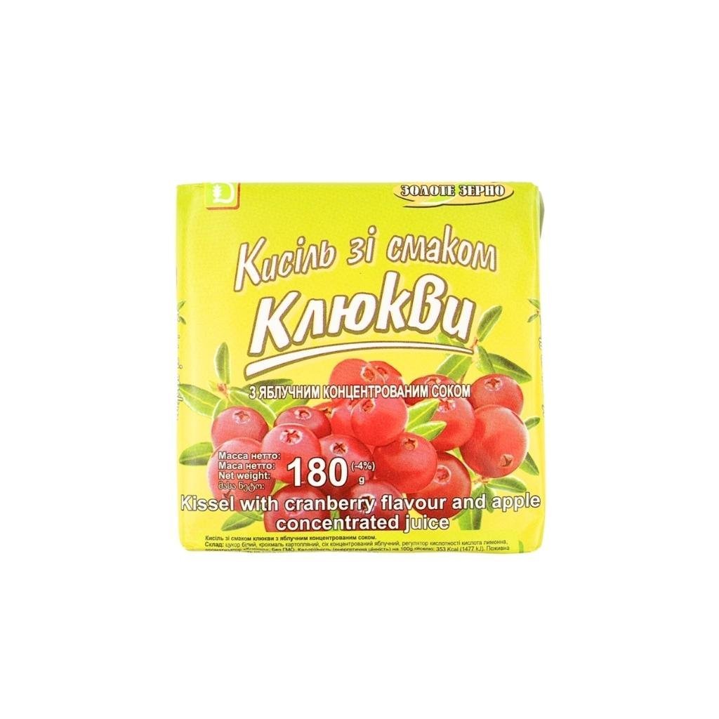 Kisiel o smaku żurawinowym z skoncentrowanym sokiem jabłkowym 