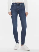 Spodnie damskie - Tommy Hilfiger Jeansy Th Flex Como Skinny Rw Pam WW0WW40638 Granatowy Skinny Fit - miniaturka - grafika 1