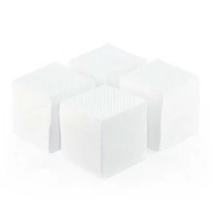 Perforowane waciki bezpyłowe do paznokci AlleMed 5x5 cm 500 szt - Kosmetyczne akcesoria jednorazowe - miniaturka - grafika 1