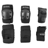 Ochraniacze - Ochraniacze VÖGEL VOC-850M Czarny dla Dzieci (rozmiar M) - miniaturka - grafika 1