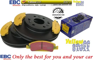 Przednie klocki YellowStuff + tarcze hamulcowe 330mm EBC seria PREMIUM Cadillac Escalade AWD 2009-2020 - Tarcze hamulcowe - miniaturka - grafika 1