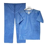 Odzież medyczna - Ubranie chirurgiczne M jednorazowe SMS 40g z kieszeniami 1szt - miniaturka - grafika 1