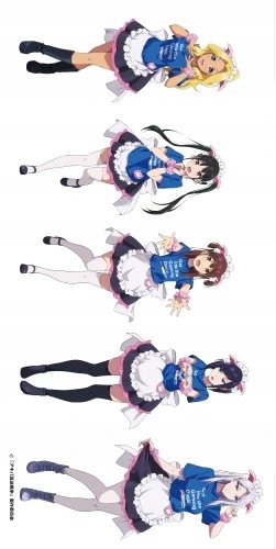 Plakat Anime Akiba Maid War AMS_002 A3 (custom)